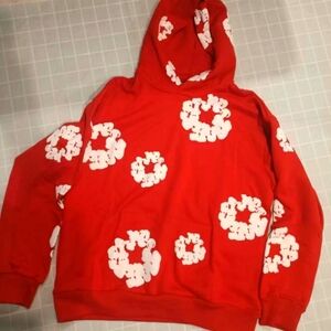 Denim Tears The Cotton Wreath Sweatshirt Red Men’s Large